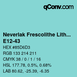 Farbcode: Neverlak Frescolithe Lithox Putop - E12-43 | qconv.com