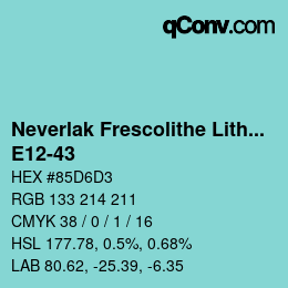 Code couleur: Neverlak Frescolithe Lithox Putop - E12-43 | qconv.com