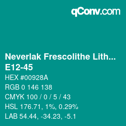 Color code: Neverlak Frescolithe Lithox Putop - E12-45 | qconv.com