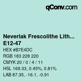 Farbcode: Neverlak Frescolithe Lithox Putop - E12-47 | qconv.com