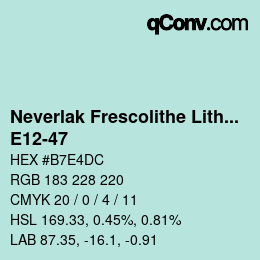 Code couleur: Neverlak Frescolithe Lithox Putop - E12-47 | qconv.com