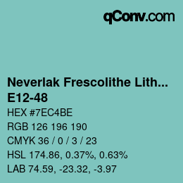 Color code: Neverlak Frescolithe Lithox Putop - E12-48 | qconv.com