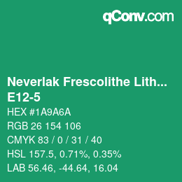 Farbcode: Neverlak Frescolithe Lithox Putop - E12-5 | qconv.com