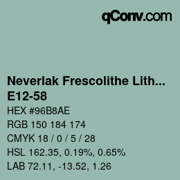 Farbcode: Neverlak Frescolithe Lithox Putop - E12-58 | qconv.com