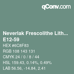 Code couleur: Neverlak Frescolithe Lithox Putop - E12-59 | qconv.com