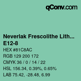 Farbcode: Neverlak Frescolithe Lithox Putop - E12-8 | qconv.com