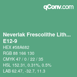 Farbcode: Neverlak Frescolithe Lithox Putop - E12-9 | qconv.com