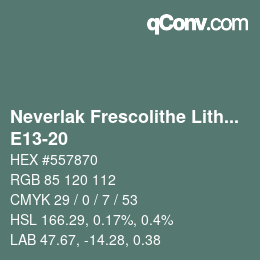 カラーコード: Neverlak Frescolithe Lithox Putop - E13-20 | qconv.com
