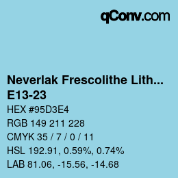Código de color: Neverlak Frescolithe Lithox Putop - E13-23 | qconv.com