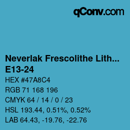 Color code: Neverlak Frescolithe Lithox Putop - E13-24 | qconv.com