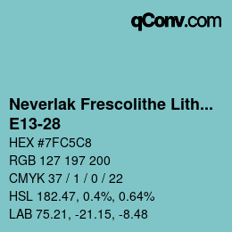 Color code: Neverlak Frescolithe Lithox Putop - E13-28 | qconv.com