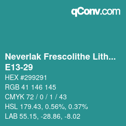 カラーコード: Neverlak Frescolithe Lithox Putop - E13-29 | qconv.com