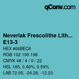 Farbcode: Neverlak Frescolithe Lithox Putop - E13-3 | qconv.com