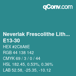 Código de color: Neverlak Frescolithe Lithox Putop - E13-30 | qconv.com