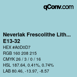 Code couleur: Neverlak Frescolithe Lithox Putop - E13-32 | qconv.com