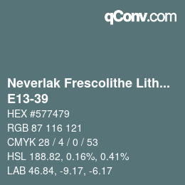 Color code: Neverlak Frescolithe Lithox Putop - E13-39 | qconv.com