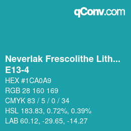 Código de color: Neverlak Frescolithe Lithox Putop - E13-4 | qconv.com