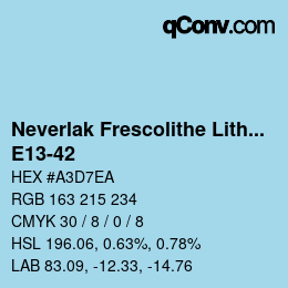 Código de color: Neverlak Frescolithe Lithox Putop - E13-42 | qconv.com