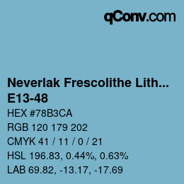 Código de color: Neverlak Frescolithe Lithox Putop - E13-48 | qconv.com