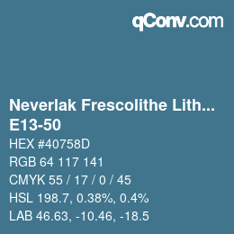 Code couleur: Neverlak Frescolithe Lithox Putop - E13-50 | qconv.com