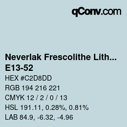 Color code: Neverlak Frescolithe Lithox Putop - E13-52 | qconv.com