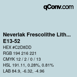 Code couleur: Neverlak Frescolithe Lithox Putop - E13-52 | qconv.com