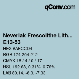 Farbcode: Neverlak Frescolithe Lithox Putop - E13-53 | qconv.com