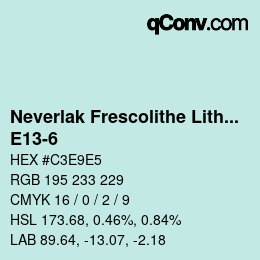 Farbcode: Neverlak Frescolithe Lithox Putop - E13-6 | qconv.com