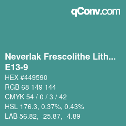 Farbcode: Neverlak Frescolithe Lithox Putop - E13-9 | qconv.com