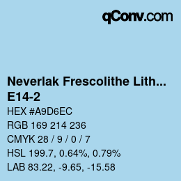 Código de color: Neverlak Frescolithe Lithox Putop - E14-2 | qconv.com