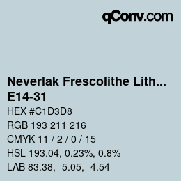 Code couleur: Neverlak Frescolithe Lithox Putop - E14-31 | qconv.com