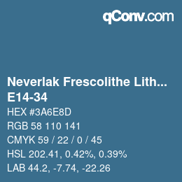 Code couleur: Neverlak Frescolithe Lithox Putop - E14-34 | qconv.com