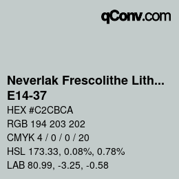 Código de color: Neverlak Frescolithe Lithox Putop - E14-37 | qconv.com