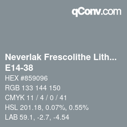 Farbcode: Neverlak Frescolithe Lithox Putop - E14-38 | qconv.com