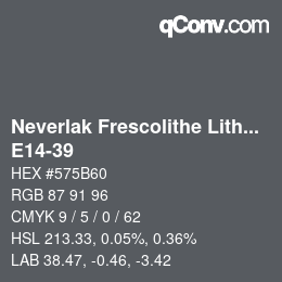 Código de color: Neverlak Frescolithe Lithox Putop - E14-39 | qconv.com
