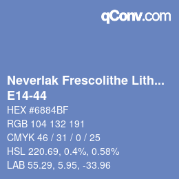 Color code: Neverlak Frescolithe Lithox Putop - E14-44 | qconv.com