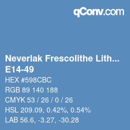 Farbcode: Neverlak Frescolithe Lithox Putop - E14-49 | qconv.com