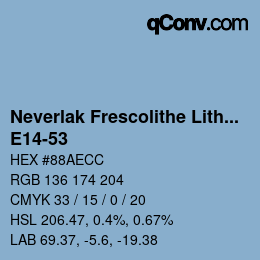 Farbcode: Neverlak Frescolithe Lithox Putop - E14-53 | qconv.com