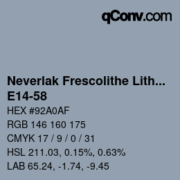 Color code: Neverlak Frescolithe Lithox Putop - E14-58 | qconv.com