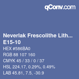 Farbcode: Neverlak Frescolithe Lithox Putop - E15-10 | qconv.com