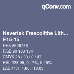 Farbcode: Neverlak Frescolithe Lithox Putop - E15-15 | qconv.com