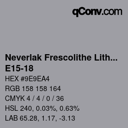 Farbcode: Neverlak Frescolithe Lithox Putop - E15-18 | qconv.com