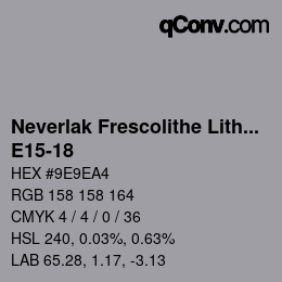 Code couleur: Neverlak Frescolithe Lithox Putop - E15-18 | qconv.com