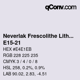カラーコード: Neverlak Frescolithe Lithox Putop - E15-21 | qconv.com