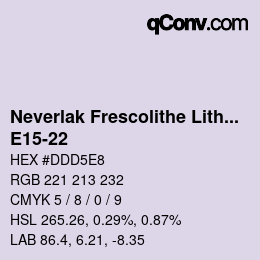 Code couleur: Neverlak Frescolithe Lithox Putop - E15-22 | qconv.com