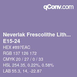 Code couleur: Neverlak Frescolithe Lithox Putop - E15-24 | qconv.com