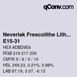 Farbcode: Neverlak Frescolithe Lithox Putop - E15-31 | qconv.com