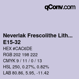 Farbcode: Neverlak Frescolithe Lithox Putop - E15-32 | qconv.com