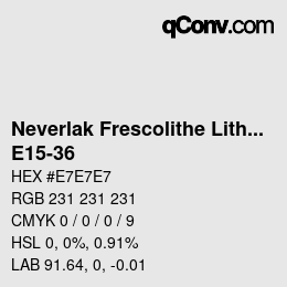 Code couleur: Neverlak Frescolithe Lithox Putop - E15-36 | qconv.com