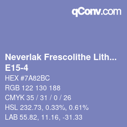 Farbcode: Neverlak Frescolithe Lithox Putop - E15-4 | qconv.com